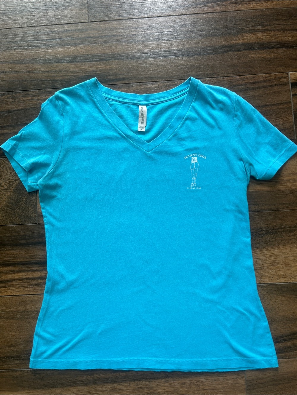 Turquo V-Neck Women's Tee